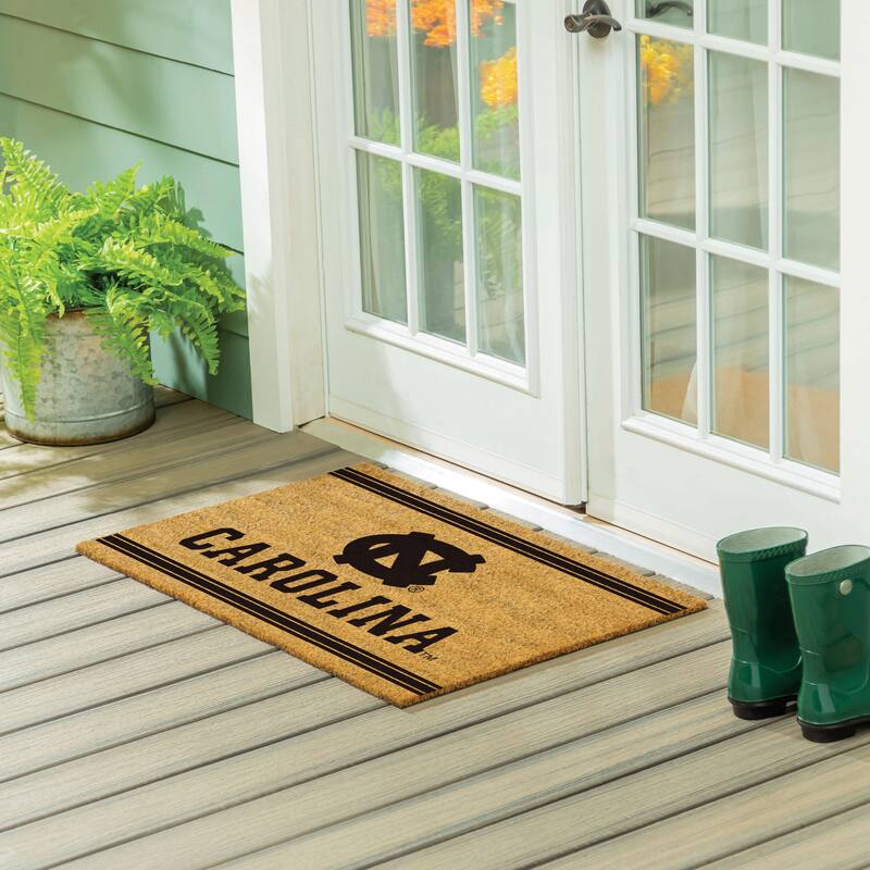 University of North Carolina Monochrome Indoor/Outdoor Coir Door Mat - 36" x 24"