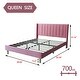 preview thumbnail 57 of 58, Alazyhome Upholstered Platform Bed Frame