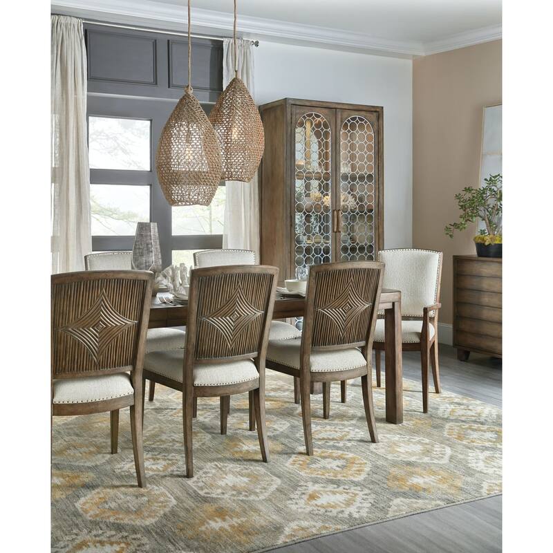 Hooker Furniture Sundance 82-100" Long Classic Slab Style Farmhouse