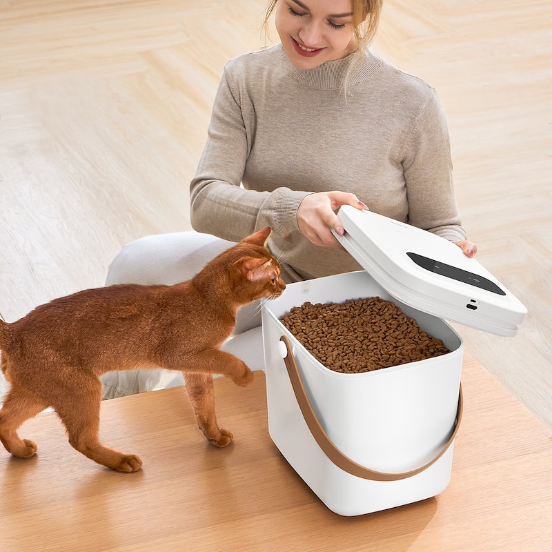 Pet Marvel Vacuum Dog Food Storage Container Pet Intelligent Grain Storage Barrel
