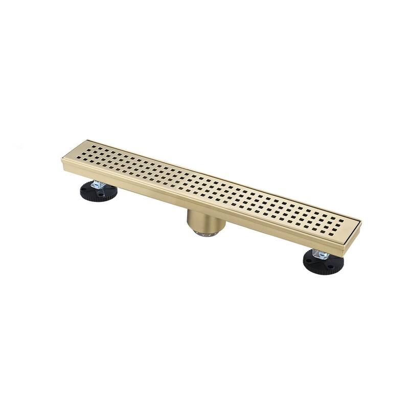 Topcraft 12/28/30/36-inch Stainless Steel Linear Floor Drain with Removable Grate