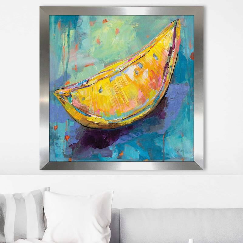 "Lemon Wedge" Print on Acrylic