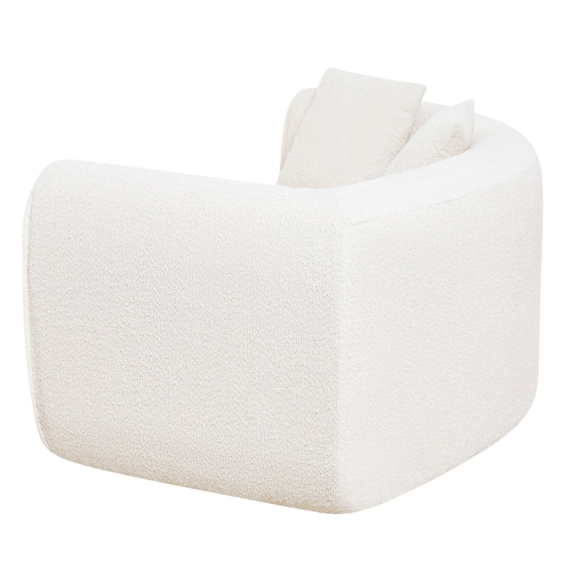 Christopher Knight Home - Curved Modular 110" Upholstered Sectional Sofa