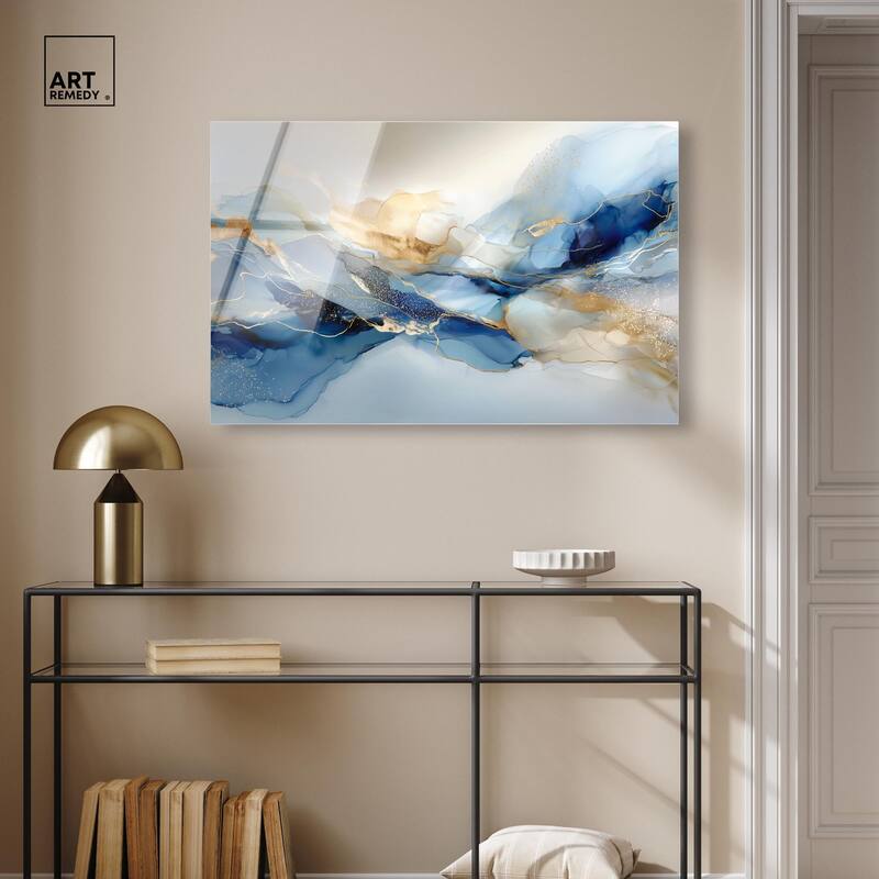 Postmodern Flow I Acrylic by Art Remedy, Ready to Hang