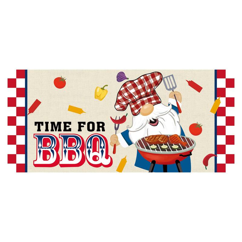 22 in. x 10 in. BBQ Gnome Sassafras Switch Mat