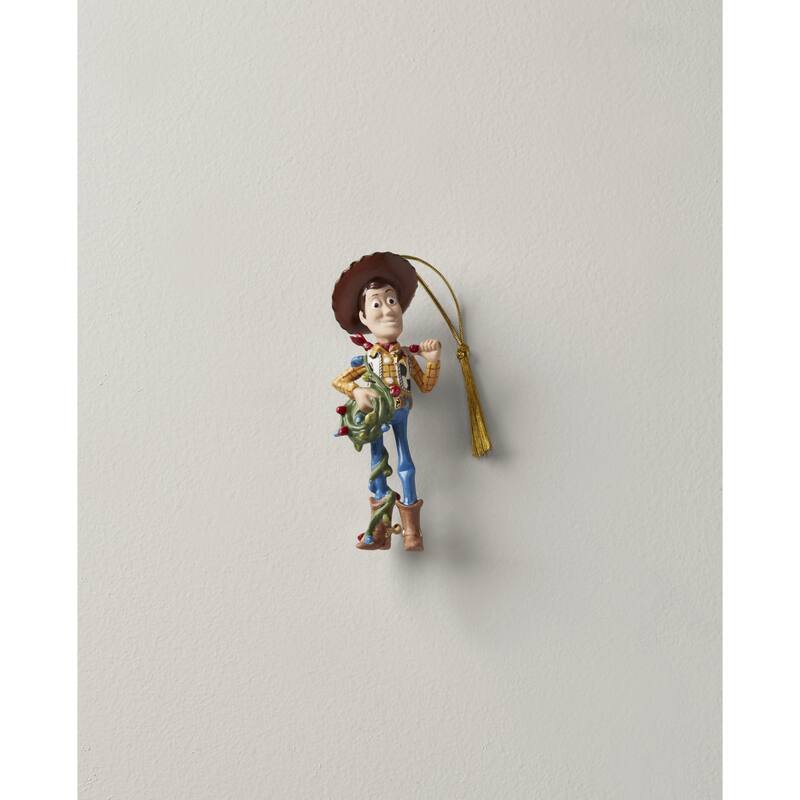 Lenox Woody Christmas Cowboy Ornament - 2"L x 1.5"W x 5.2"H