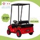 preview thumbnail 18 of 26, Ride-On Golf Cart for Kids, 12V Electric Car with Remote Control, Detachable Roof, Big Seat, Lights & Music, for Boys & Girls
