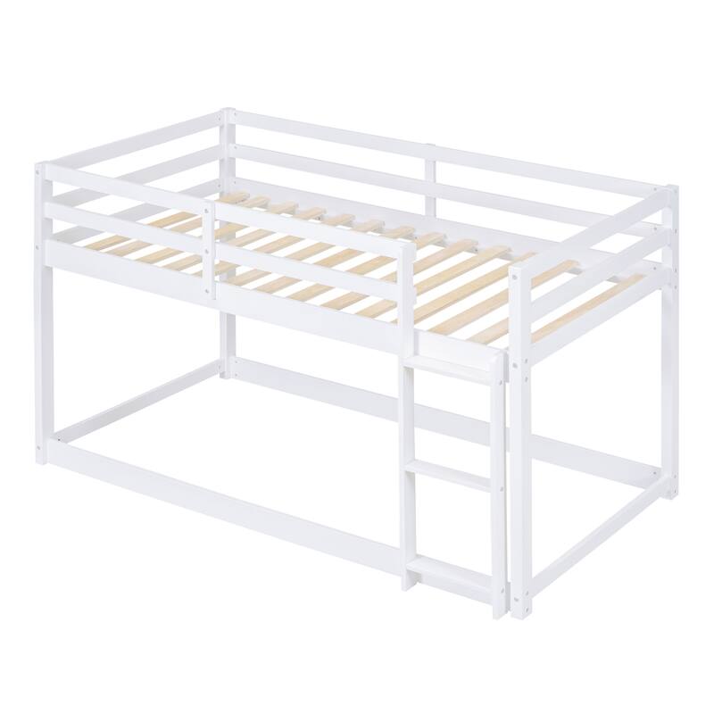 Floor Bunk Bed with Ladder