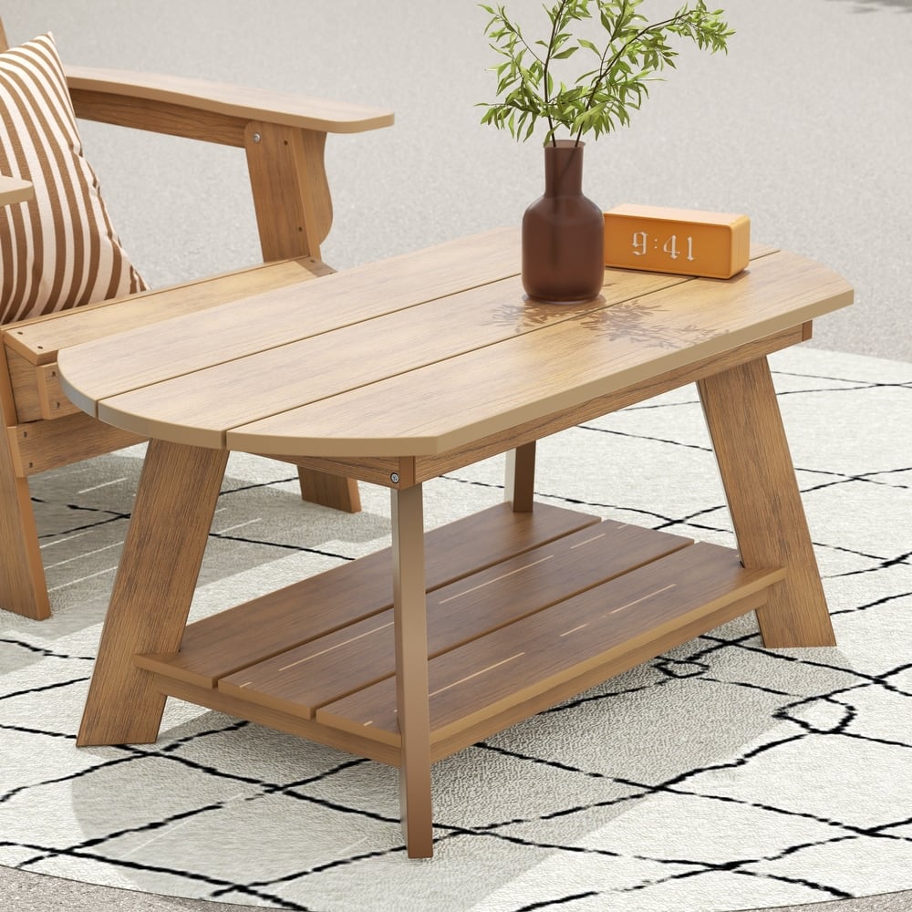 Vineyard HIPS Outdoor Eco-Friendly All Weather Adirondack Coffee Table