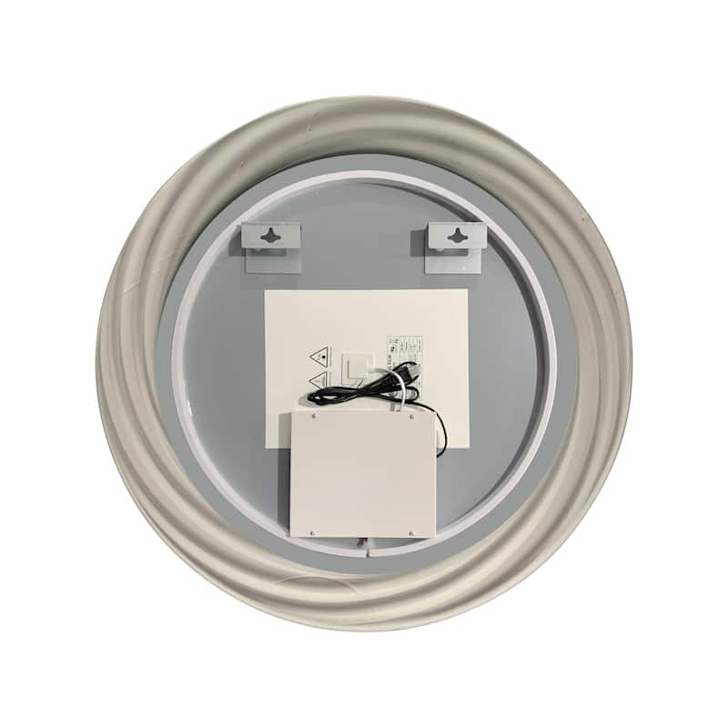 Frameless Back Lit LED Mirror - Silver
