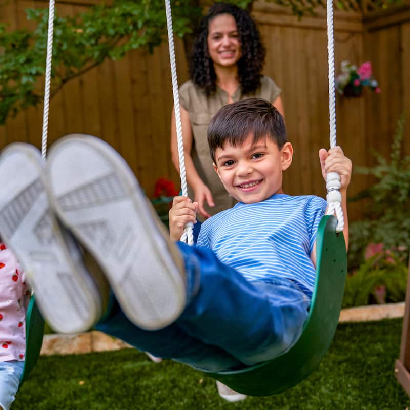 KidKraft Wilderness Point Wooden Outdoor Swing Set