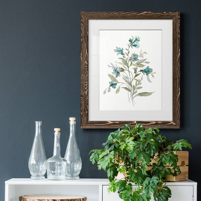 Linen Botanical III-Premium Framed Print - Ready to Hang