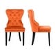 preview thumbnail 21 of 65, Grandview Tufted Upholstered Dining Chair (Set of 2) with Nailhead Trim and Ring Pull
