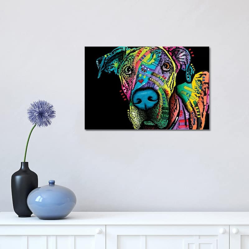 iCanvas "Indelible Dane" by Dean Russo Canvas Print - 12x18x1.5