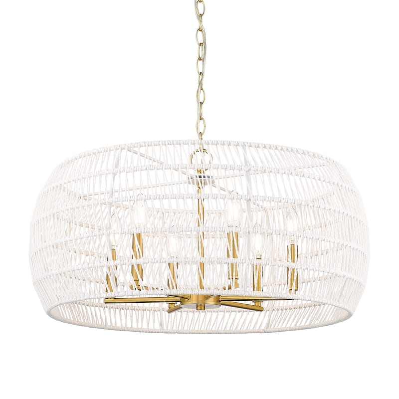Ellie 27.13" Wide 6-Light Chandelier