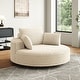 preview thumbnail 30 of 89, GDFStudio - Lavelle Corduroy 360 Degree Swivel Chair Fluffy Modern Sleeper