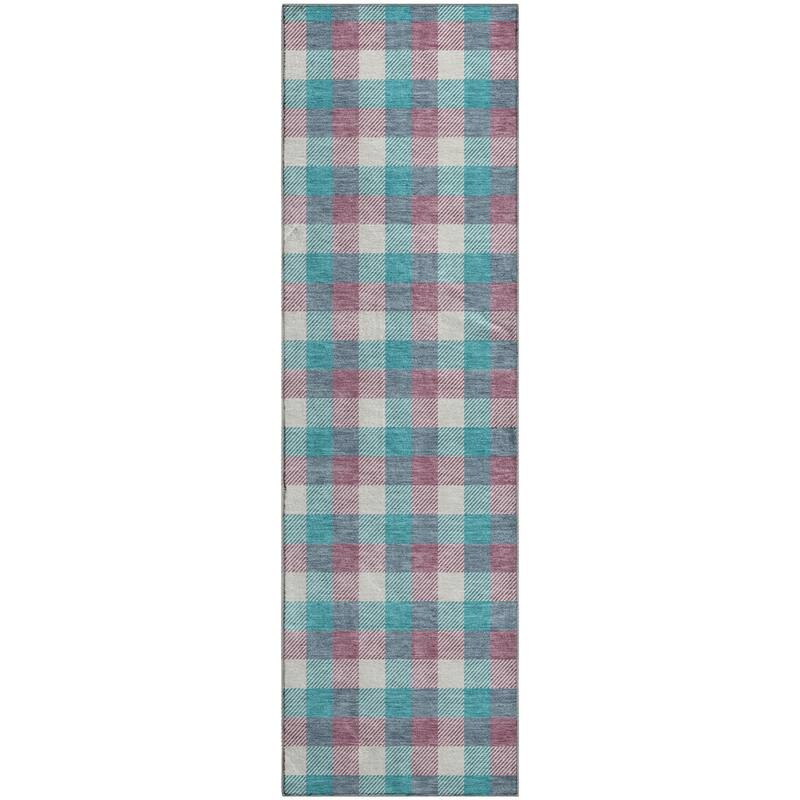 Premium Washable Super Soft Plaid Mayfield Rug