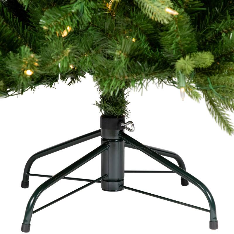 7.5' Pre-Lit Washington Frasier Fir Multi-Function Slim Christmas Tree - Dual Color LED Lights