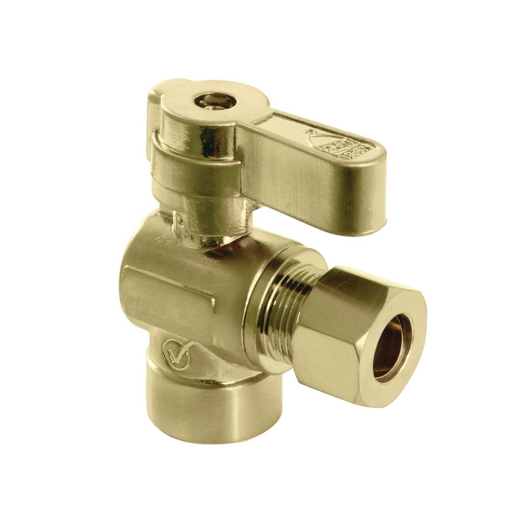 Baseline 1/2" Sweat x 3/8" OD Comp Angle Stop Valve