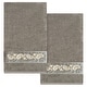 preview thumbnail 19 of 31, Authentic Hotel and Spa Turkish Cotton Mackenzie 2PC Bath Towel Set Dark Gray