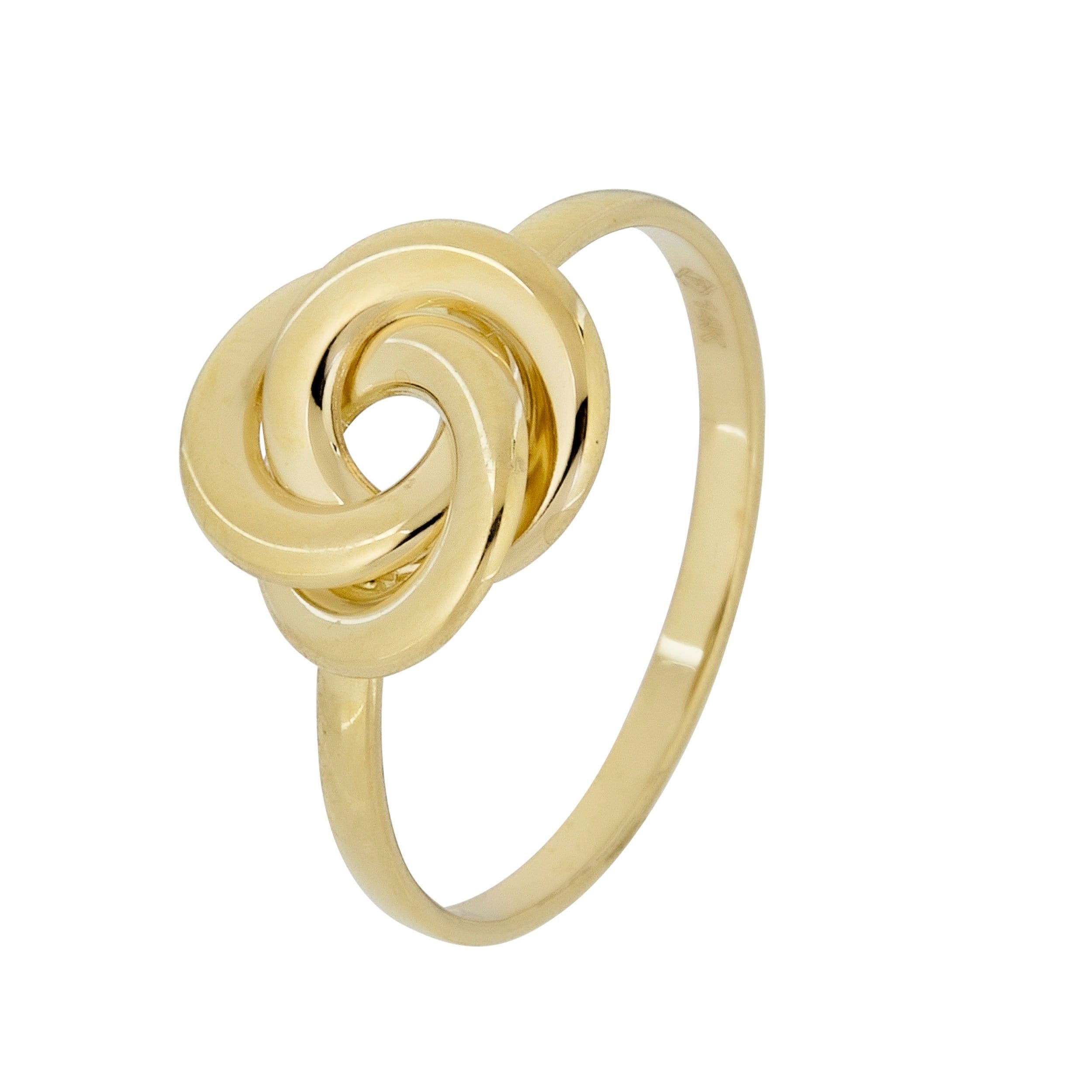 Au Naturale 14k Yellow Gold Love Knot Ring