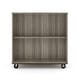 preview thumbnail 14 of 14, Tot Mate Open Double Sided Mobile Storage Locker / Bookcase - 36H Shadow Elm Gray