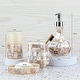 preview thumbnail 4 of 3, Creative Scents Milano Mother of Pearls Bathroom Accessories Set of 4
