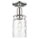 Option Polished Nickel / Clear Waterglass