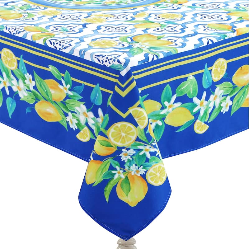 Lovely Lemons 70x84 Tablecloth