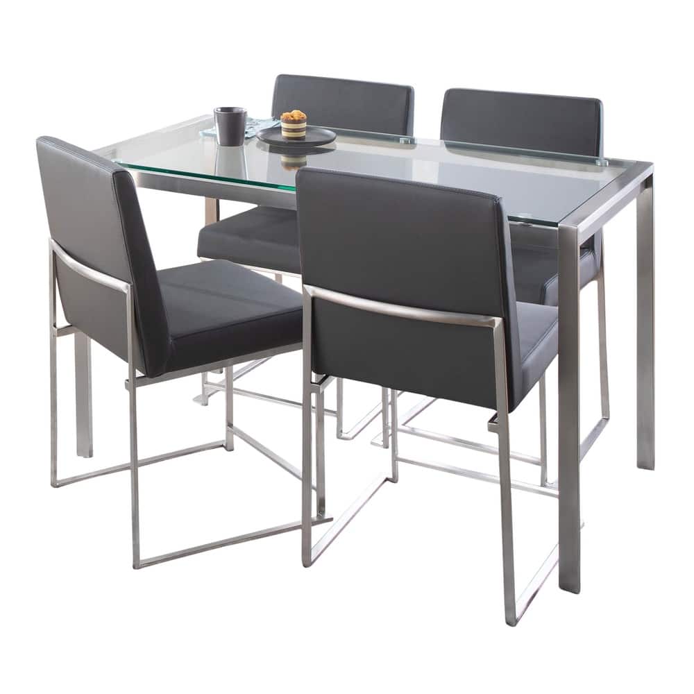 Strick & Bolton Forrest High Back 5-Piece Dining Set