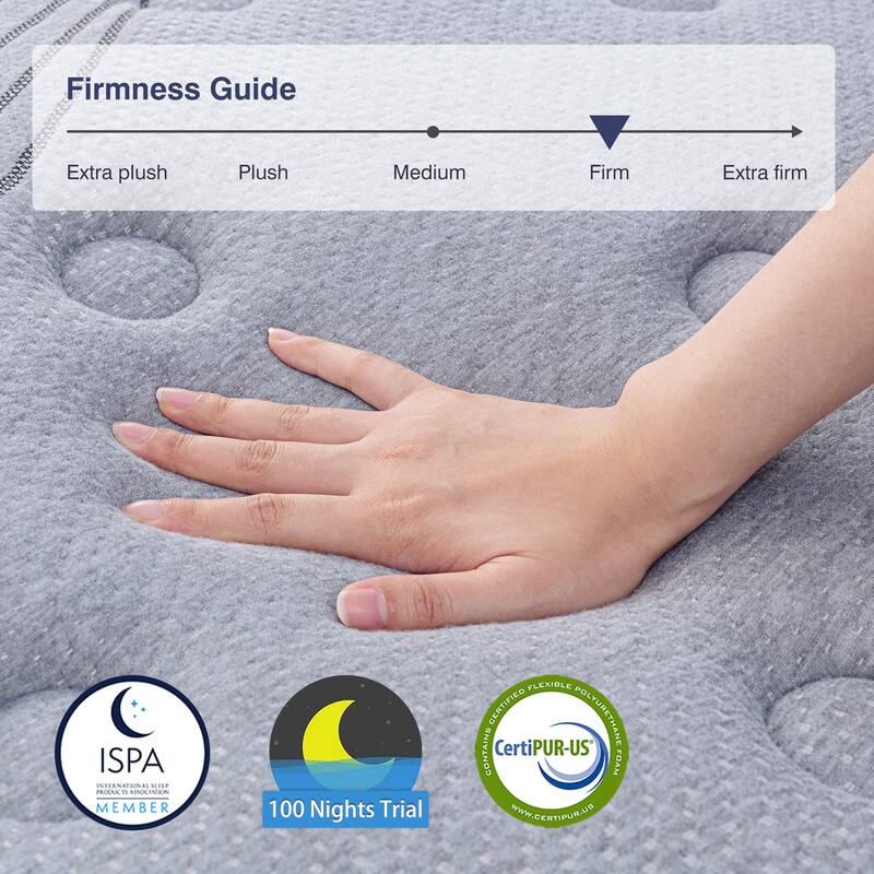 Avenco 10" Medium Pillow Top Hybrid Mattress