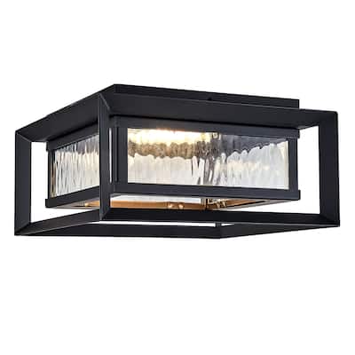 Design House 589234 Hartbrook 10" Wide Integrated LED Outdoor Flush