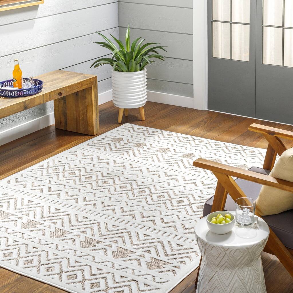 Livabliss San Diego indoor/ Outdoor Boho Area Rug