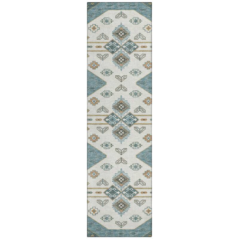 Machine Washable Indoor/ Outdoor Global Hiawatha Chantille Rug