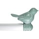 preview thumbnail 46 of 56, Cute Bird Finial Adjustable Decorative Designer Curtain Rod 28"-48" - Vintage Teal