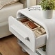 preview thumbnail 26 of 28, Bellamy Curved 1-Drawer Nightstand