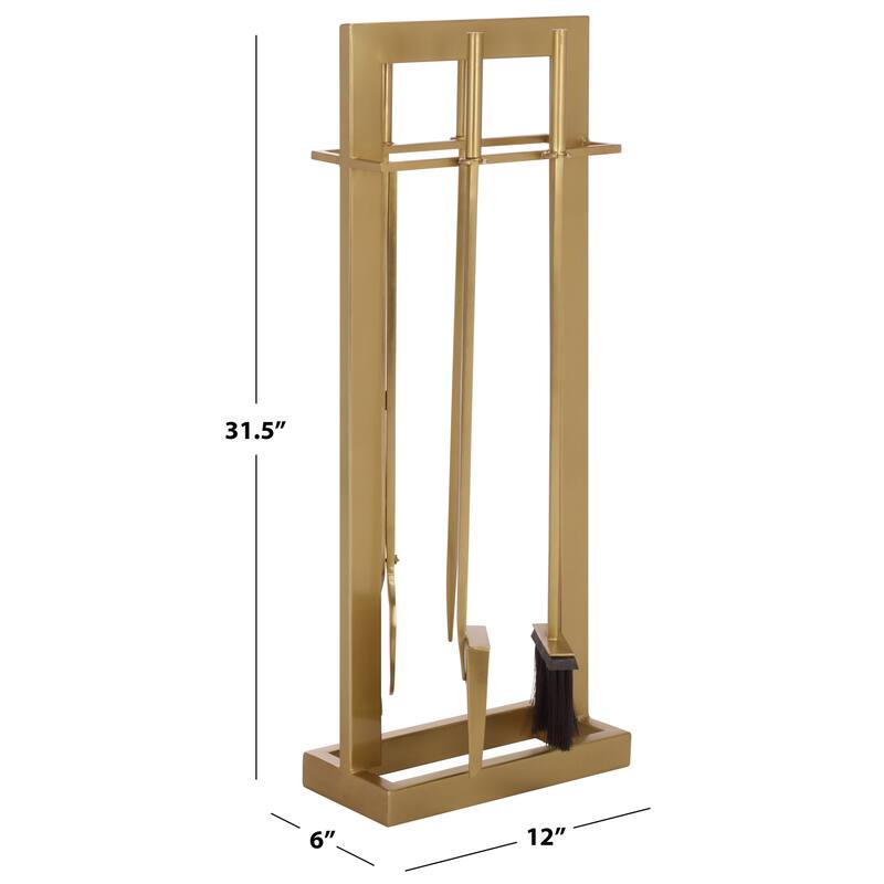 SEI Furniture Trista Fireplace Tool Set - 12"W x 6"D x 31"H