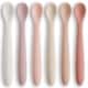 preview thumbnail 11 of 13, Silicone Baby Spoons Set - BPA Free Utensils by Comfy Cubs Blush Pack