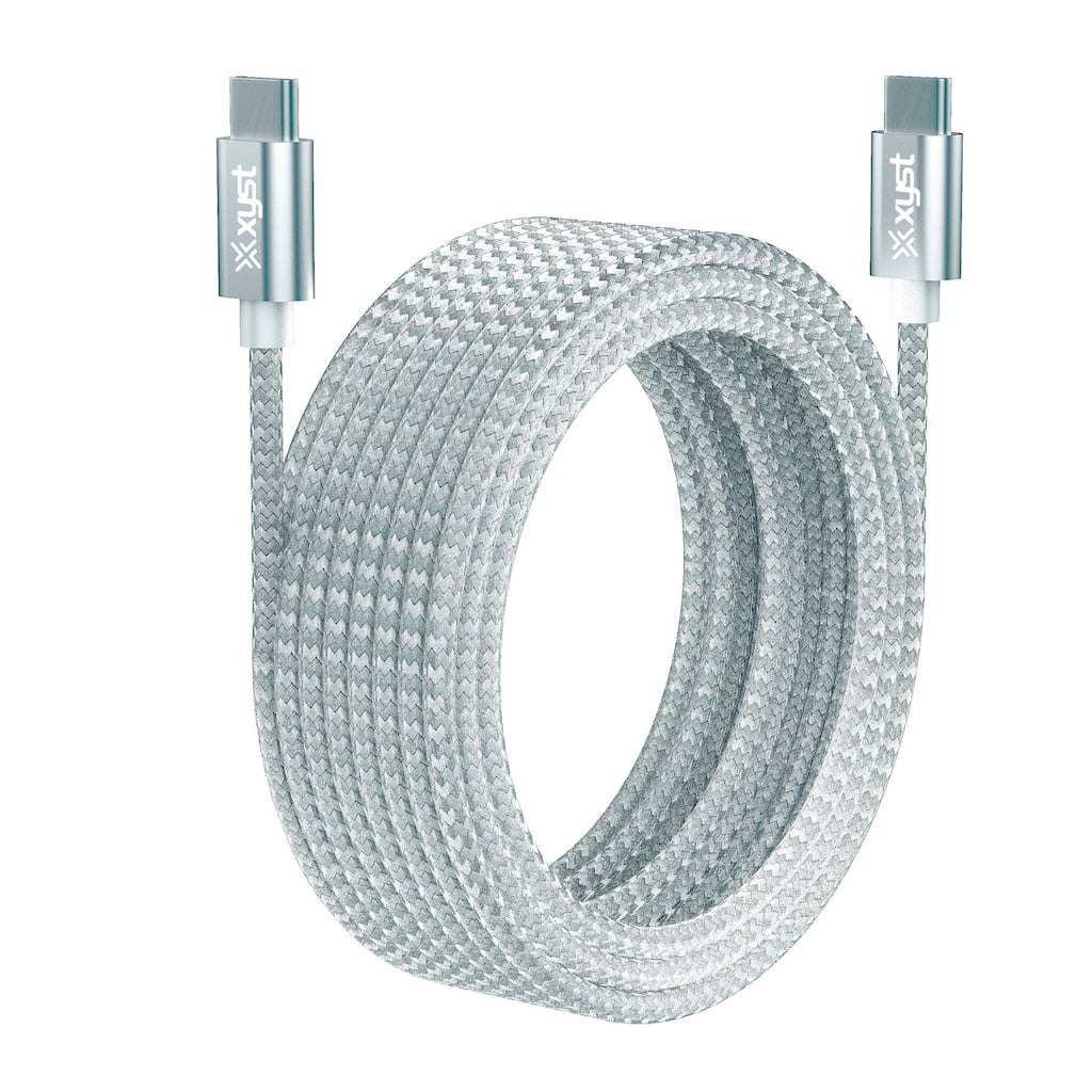 Xyst Braided USB-C to USB-C Charge and Sync Cable 10Ft