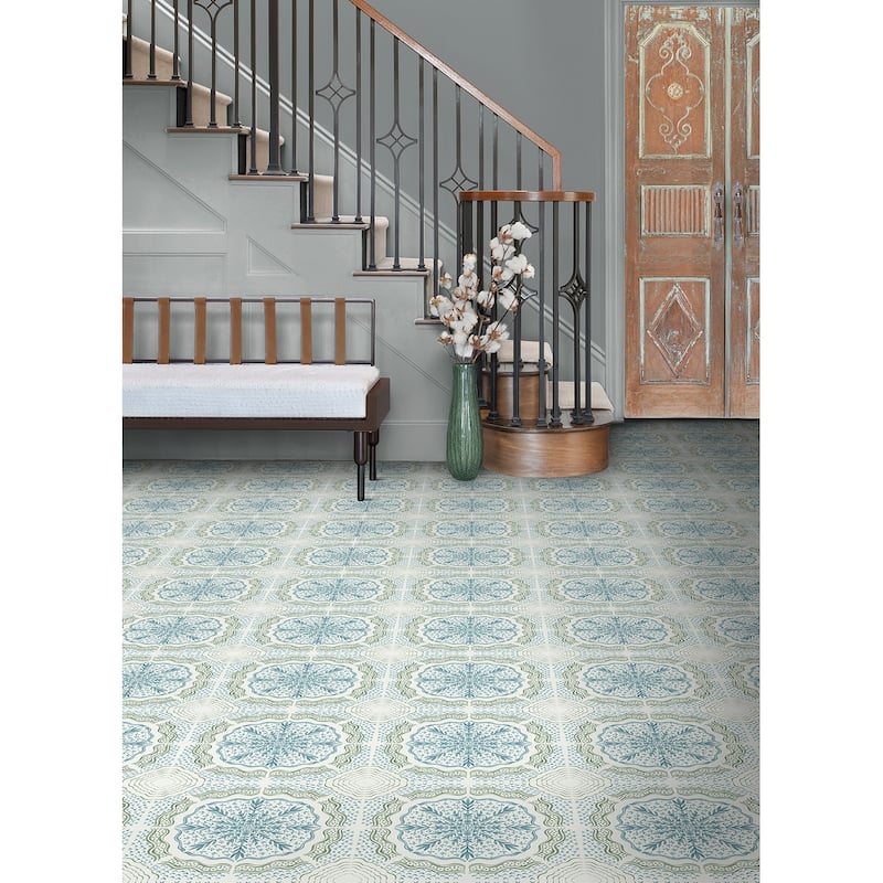 FloorPops Charleston Peel and Stick Floor Tiles