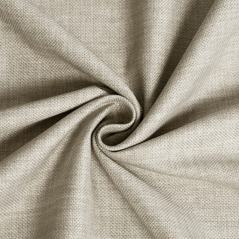 Exclusive Fabrics Solid Performance Linen French Pleated Thermal Blackout Curtains for Bedroom & Living Room Curtains (1 Panel)