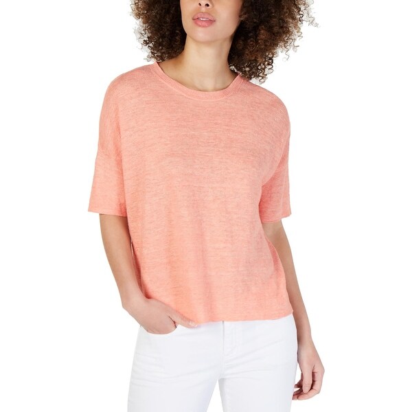 eileen fisher pink sweater