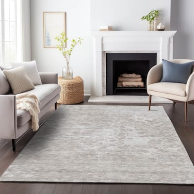 Premium Washable Super Soft Muted Floral Mayfield Rug