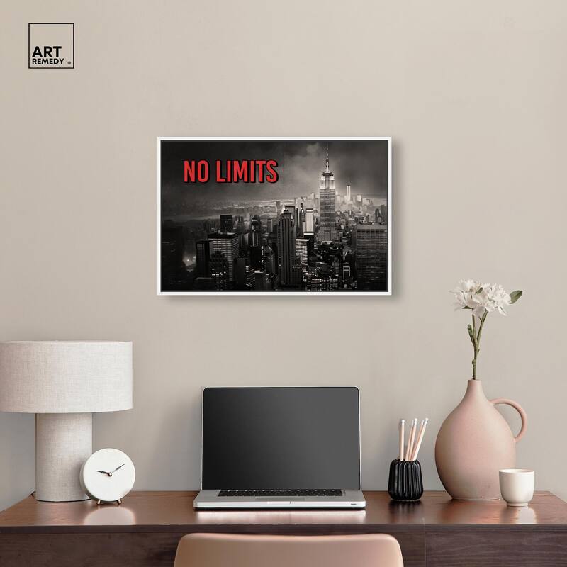 No Limits City Canvas by Art Remedy