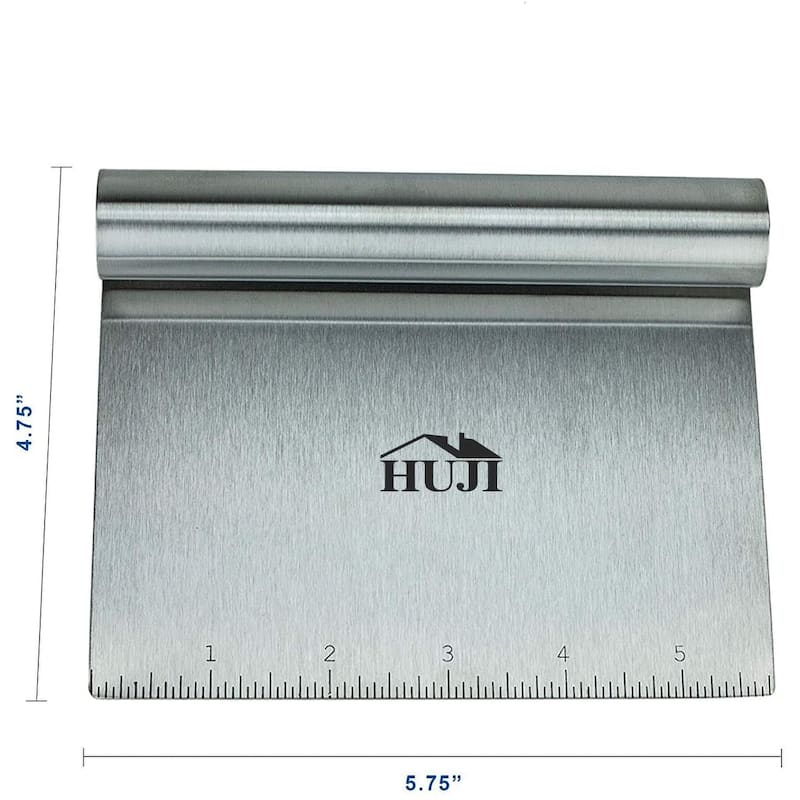 HUJI Stainless Steel Dough Cutter - Silver