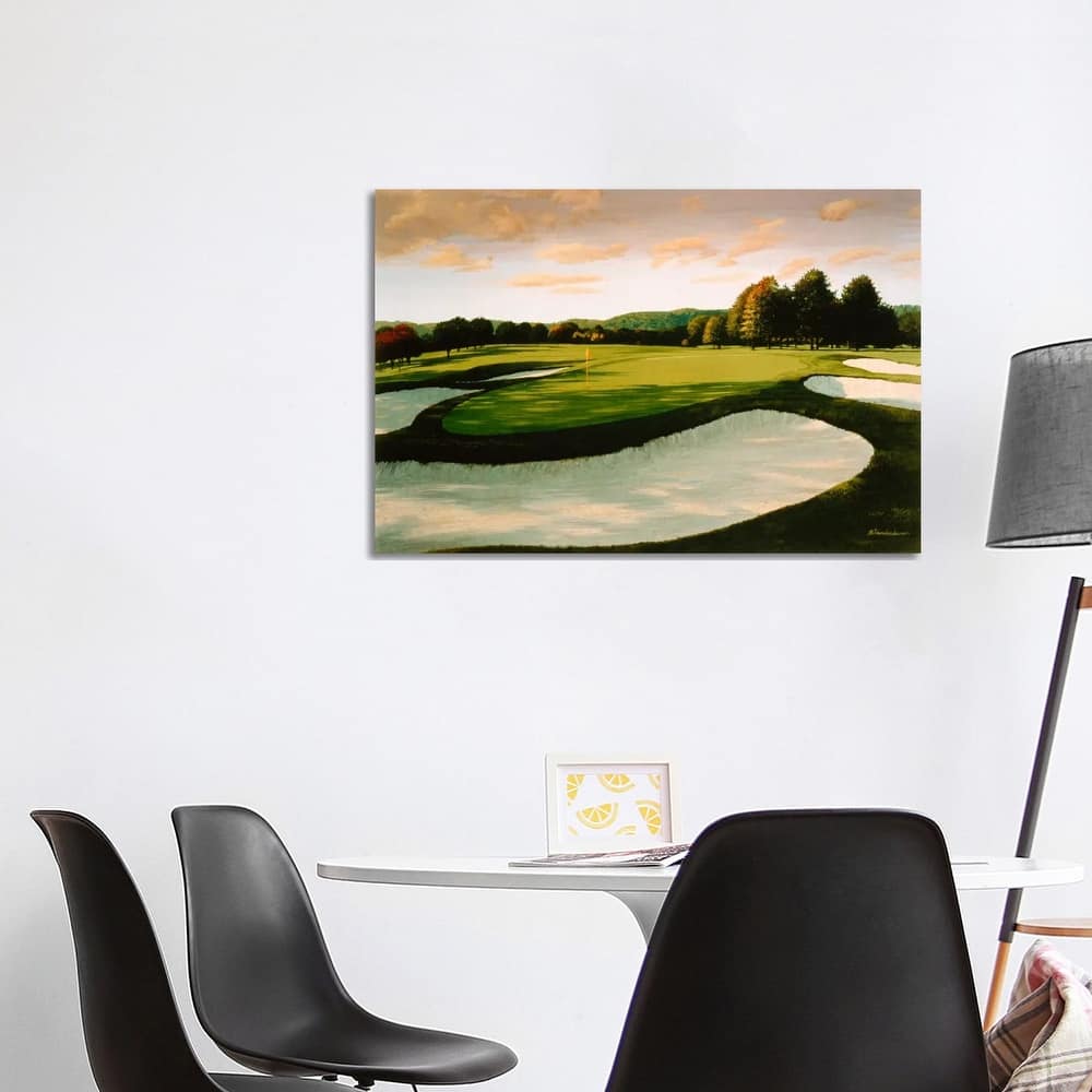 iCanvas "Golf Course 8" by William Vanderdasson Canvas Print