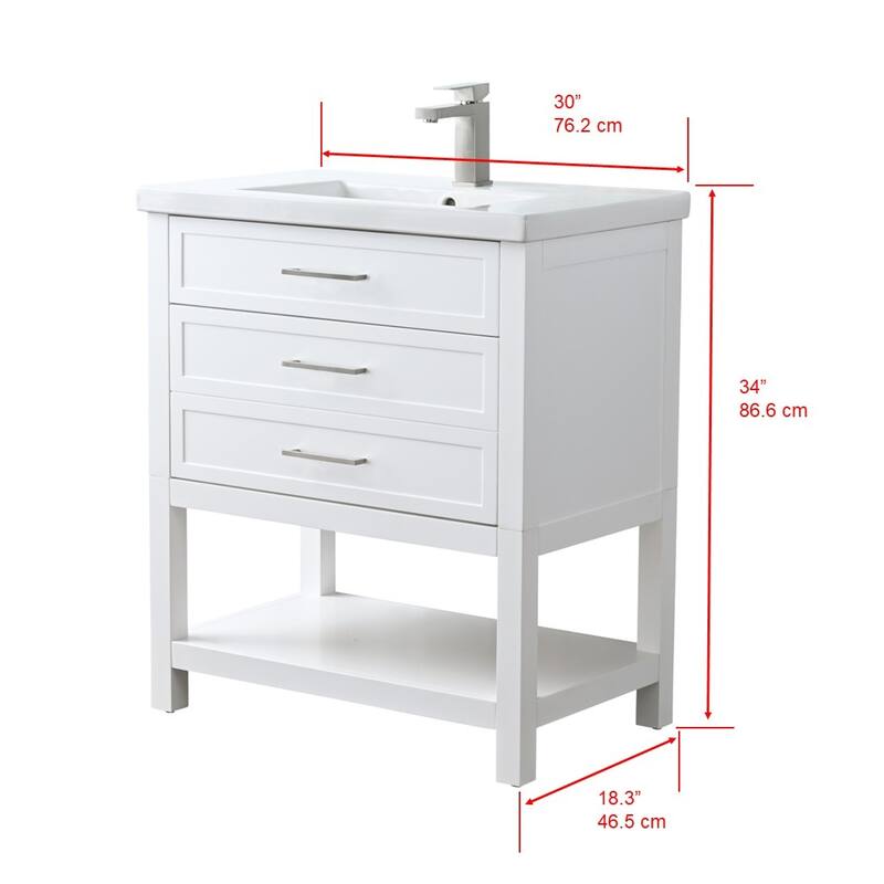 Sudio Design Arlo 30" Single Bathroom Vanity