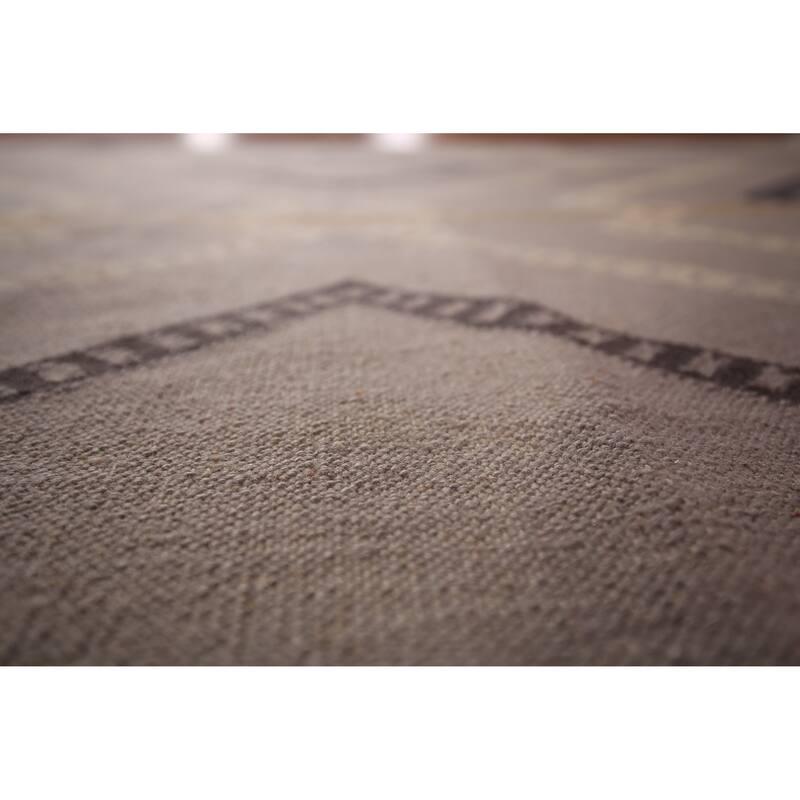 Geometric Kilim Durrie Oriental Large Area Rug Oriental Carpet - 10'7" x 14'6"