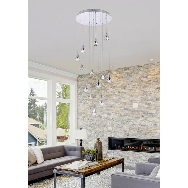 Indigo Home 30 inch LED chandelier