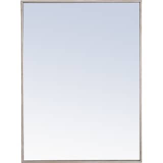 Elegant Lighting Eternity 32" x 24" Rectangular Metal Framed Wall